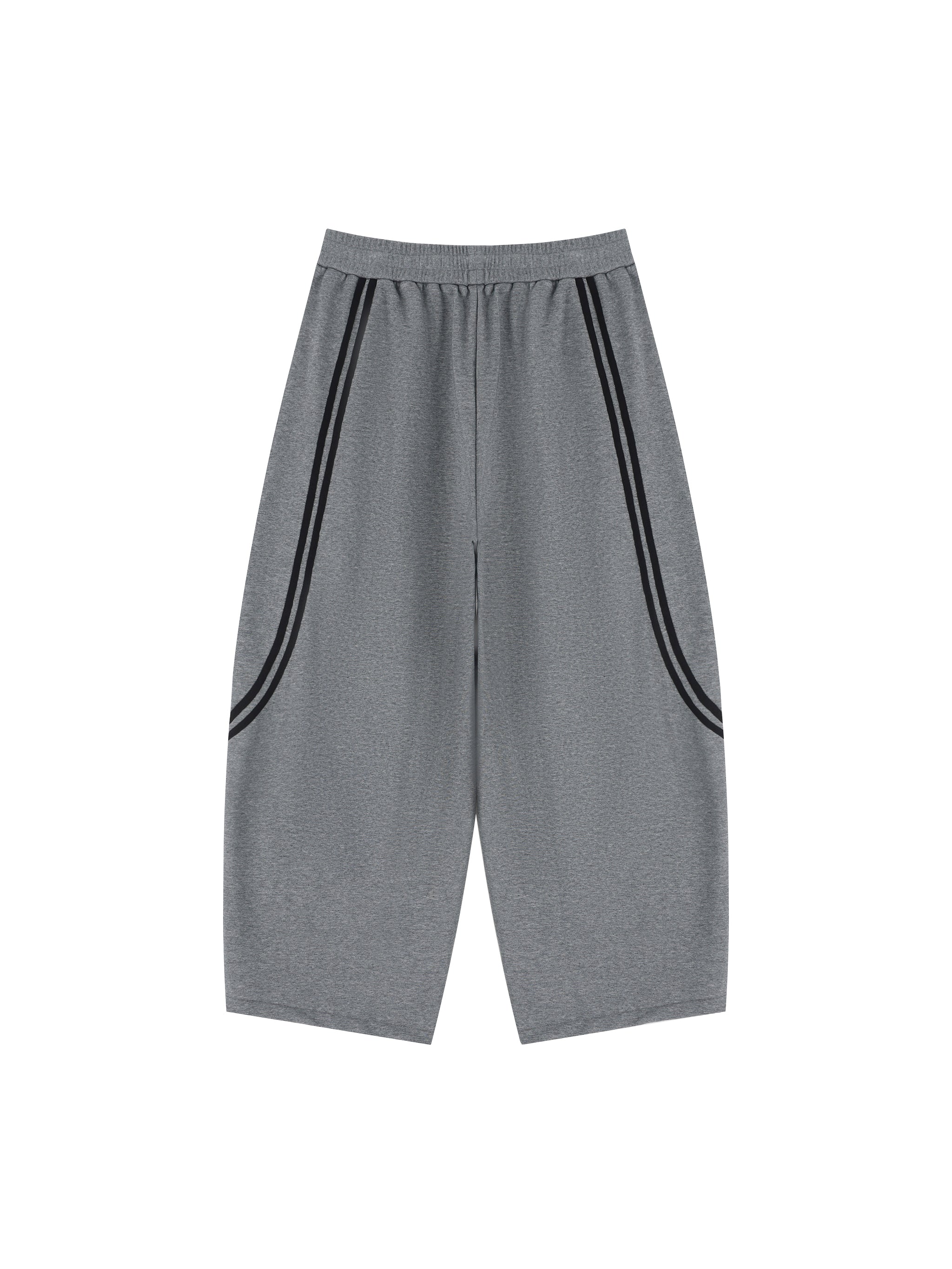 Unisex Wide Leg Piping Sweatpants