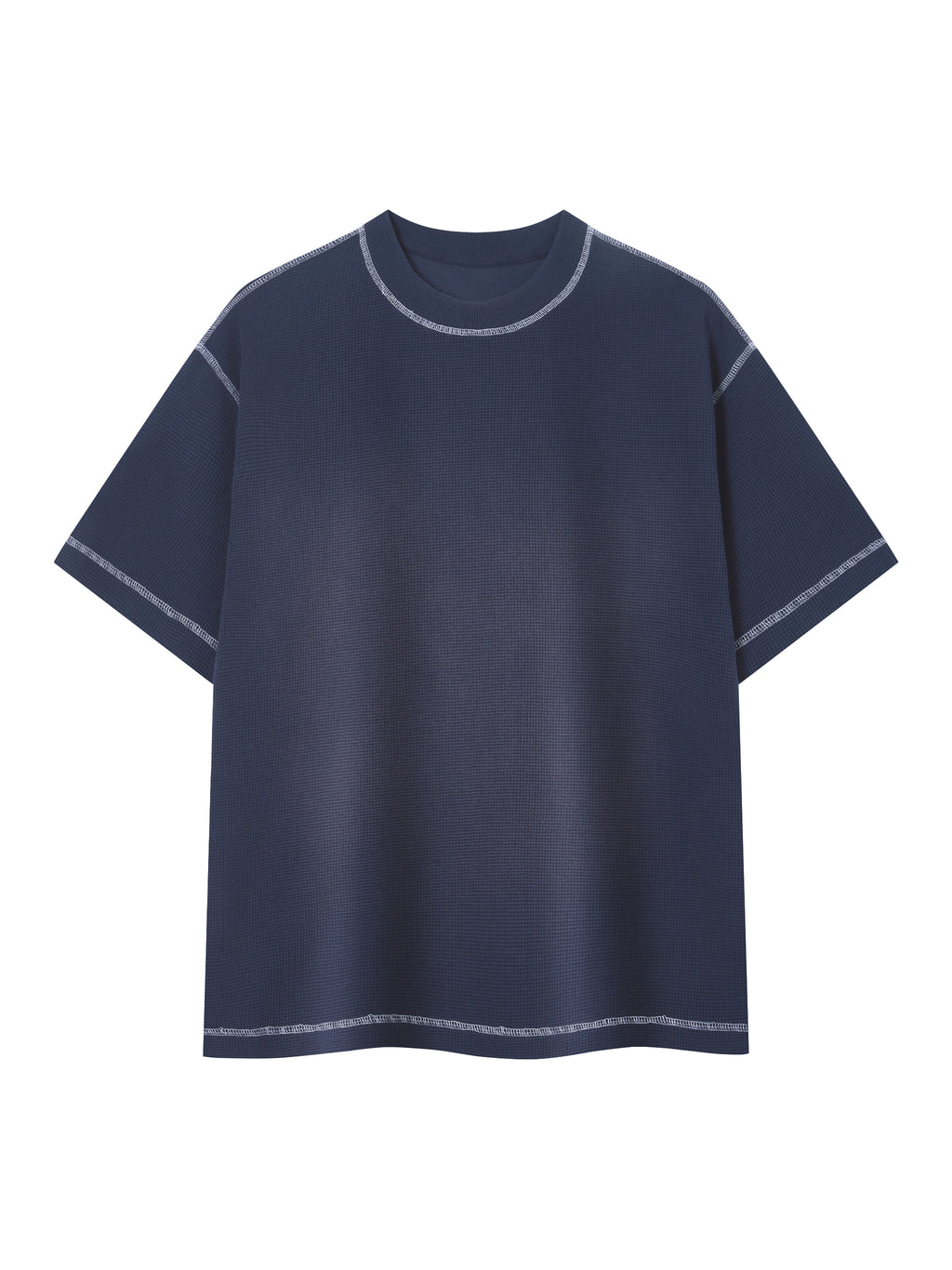 Unisex Sunfade Waffle Boxy T-Shirt