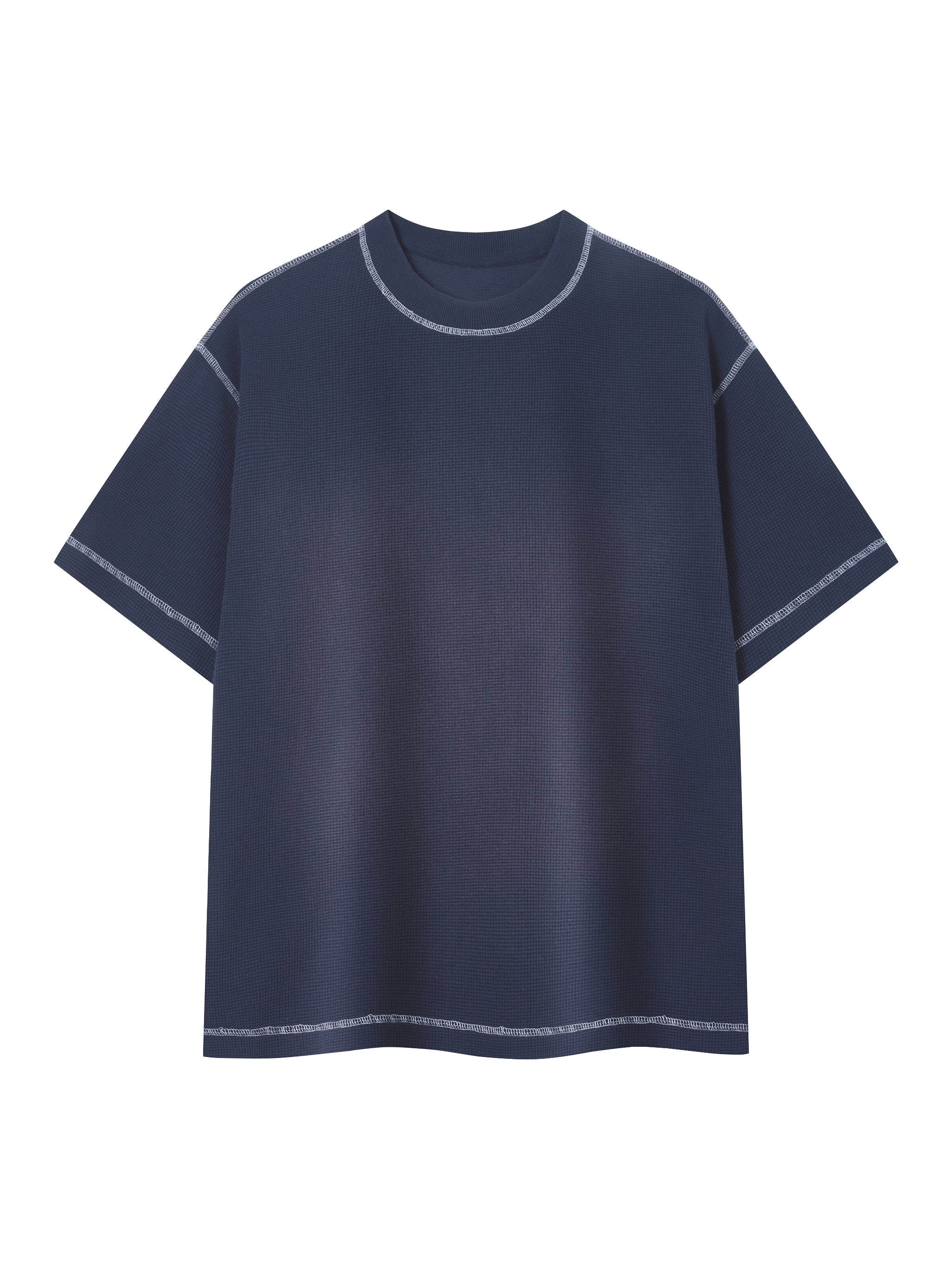Unisex Sunfade Waffle Boxy T-Shirt