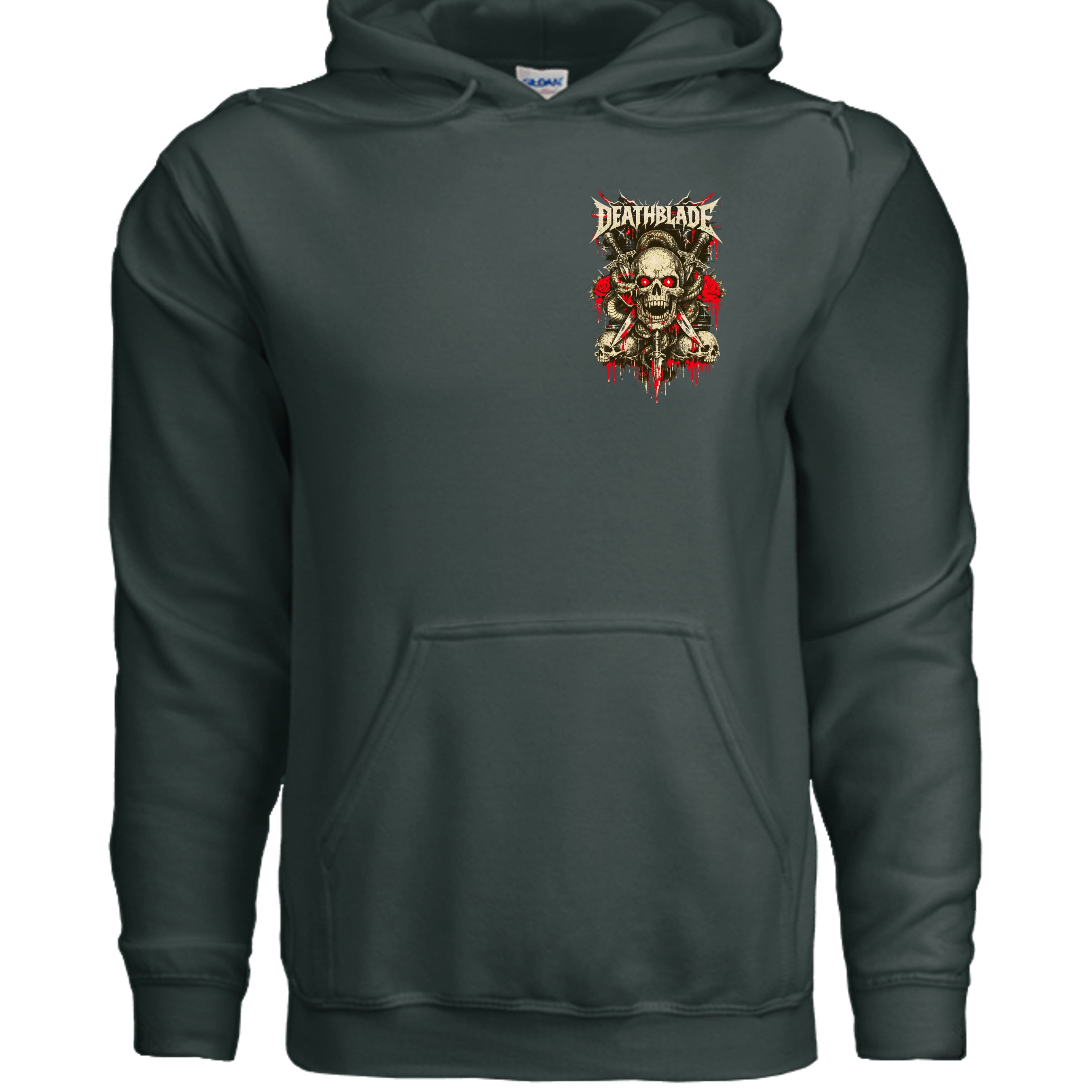 Fan Charcoal Heather - G185 - FRONT