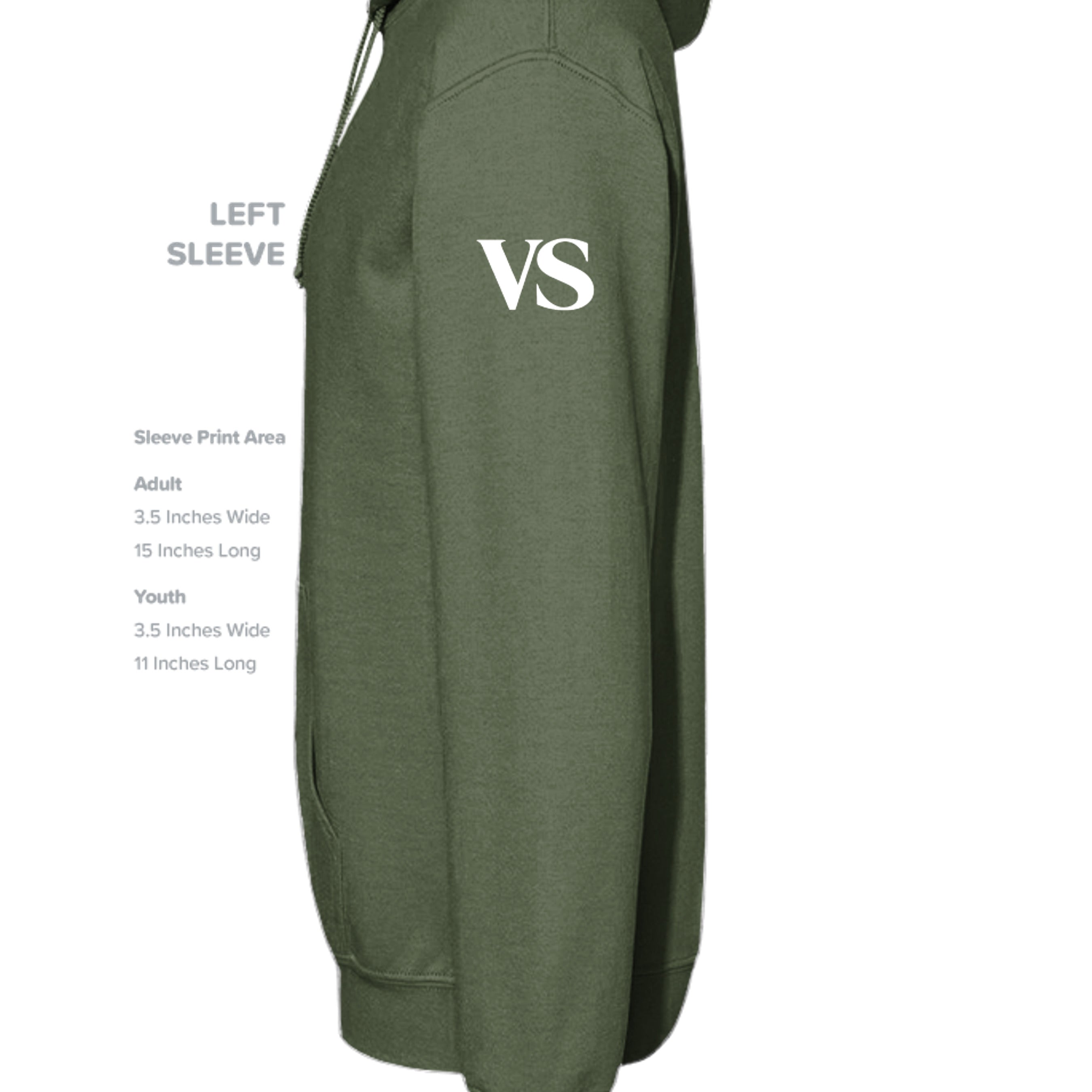 MILITARY GREEN - G185 - SLEEVE_LEFT