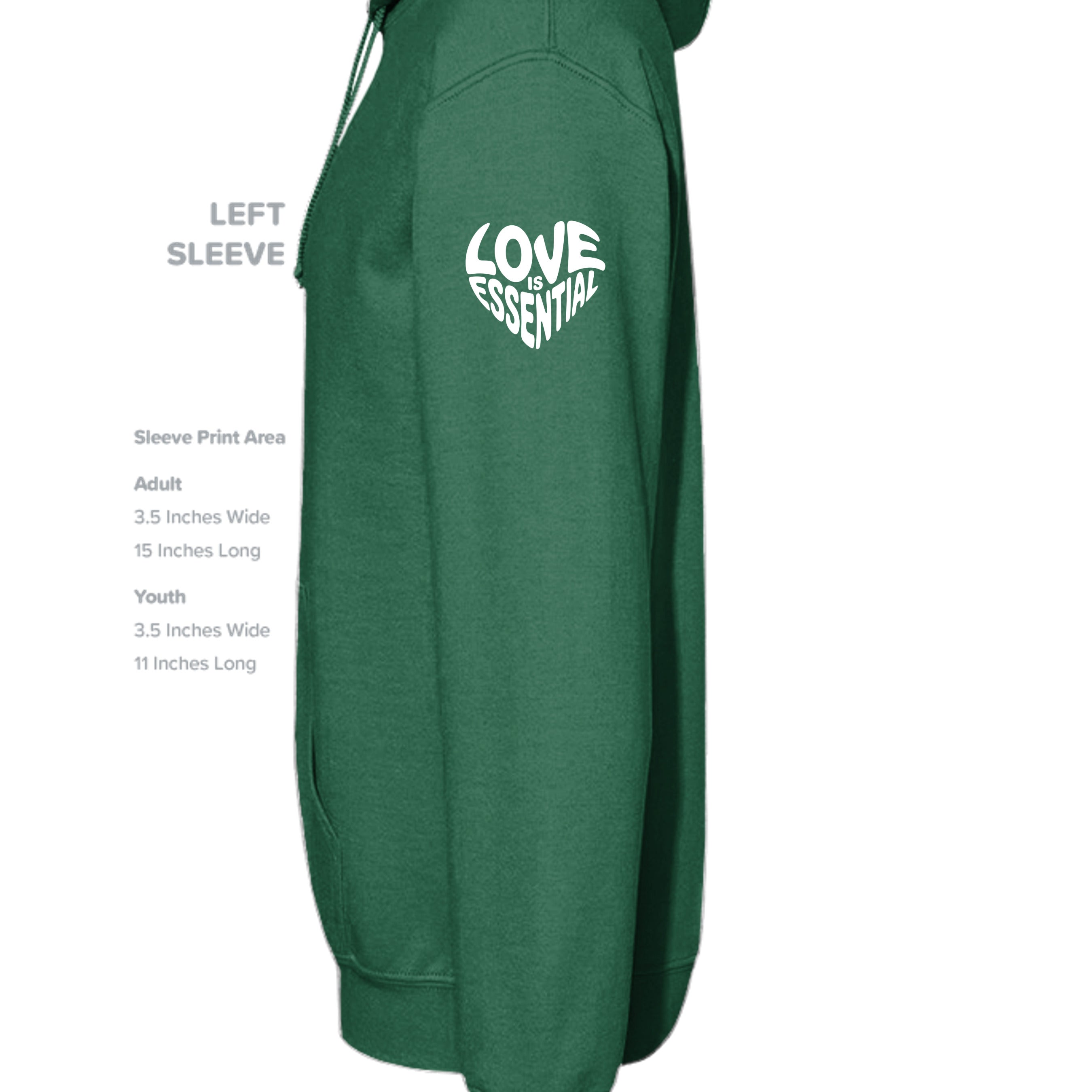 Fan Dark Green - G185 - SLEEVE_LEFT