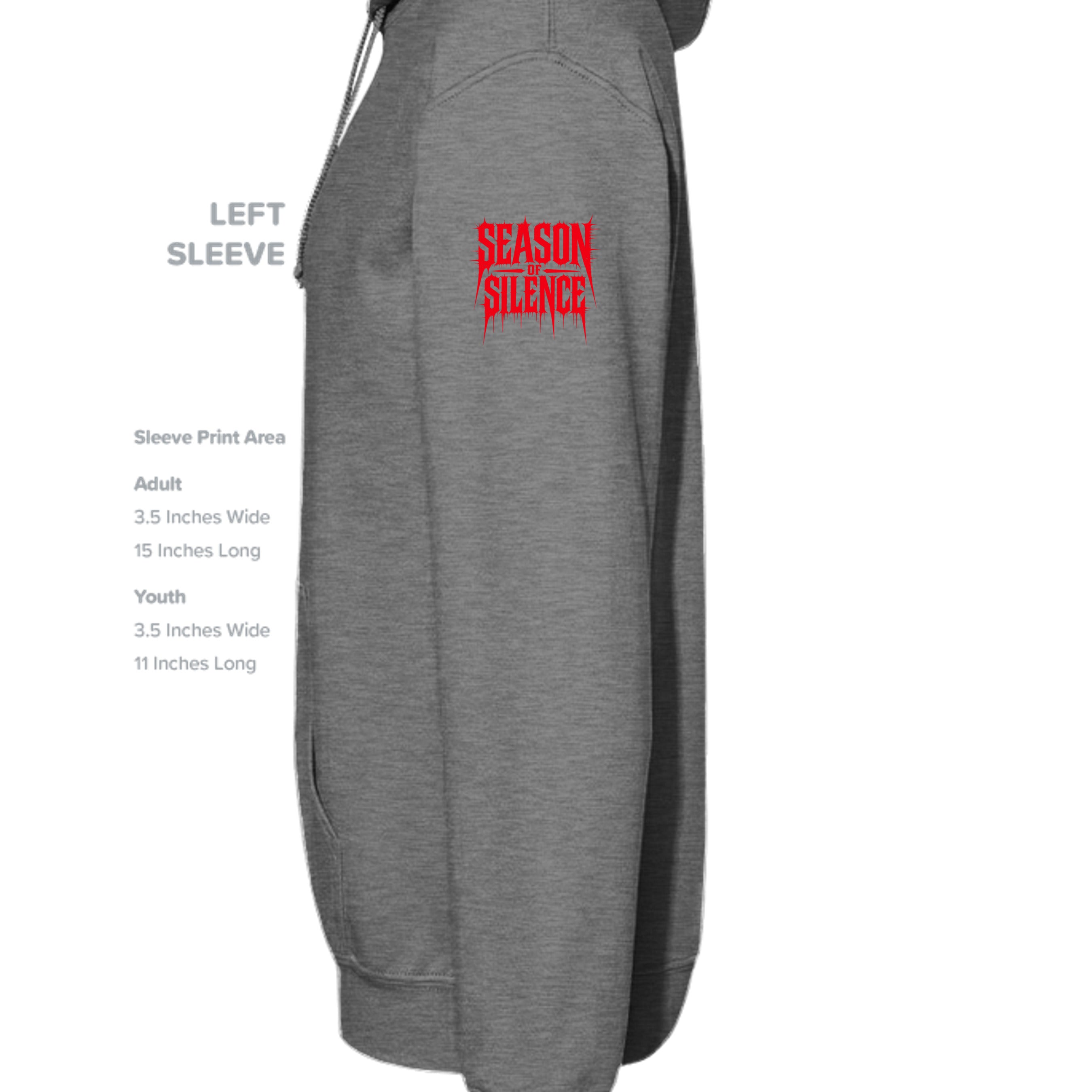 GRAPHITE HEATHER - G185 - SLEEVE_LEFT