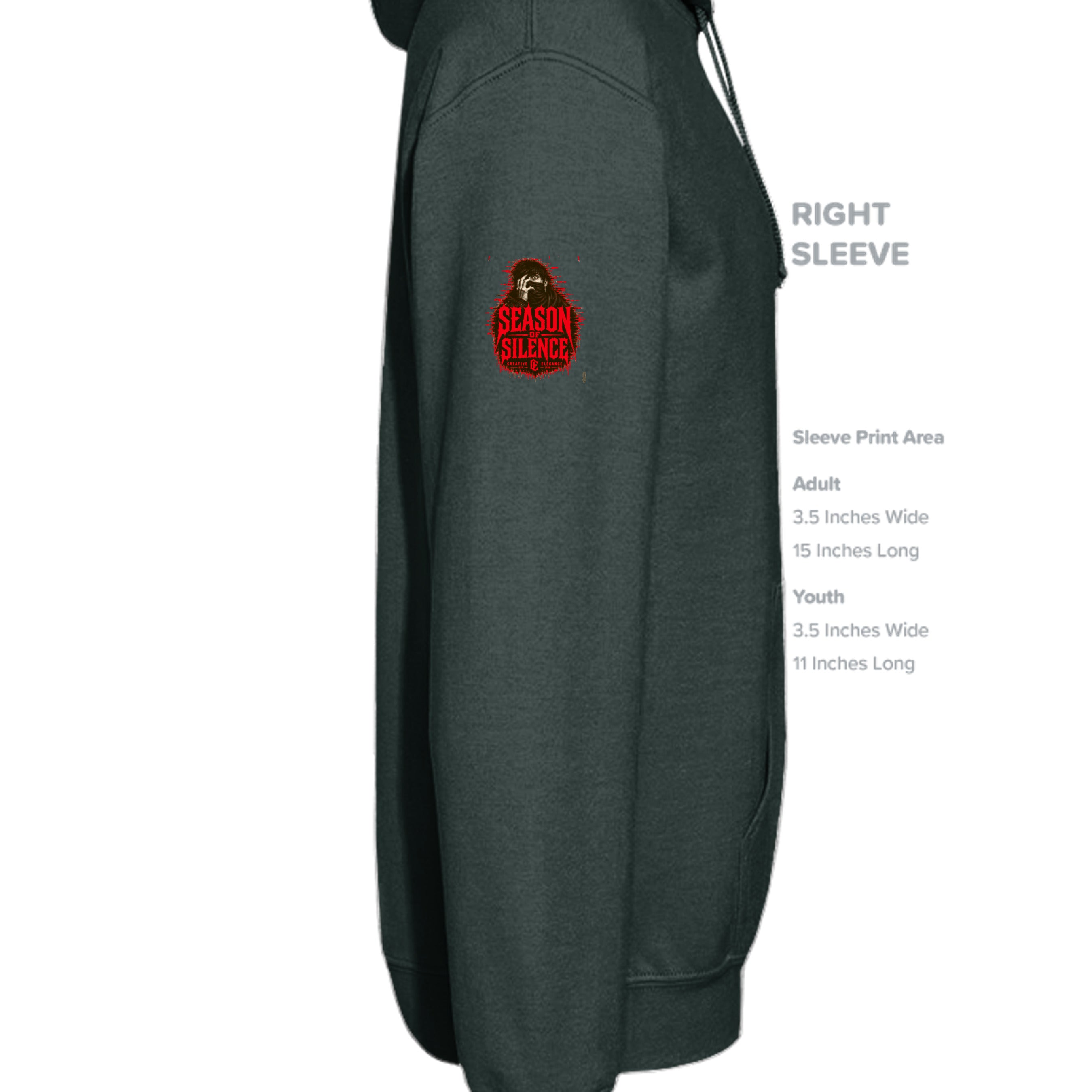 Fan Charcoal Heather - G185 - SLEEVE_RIGHT