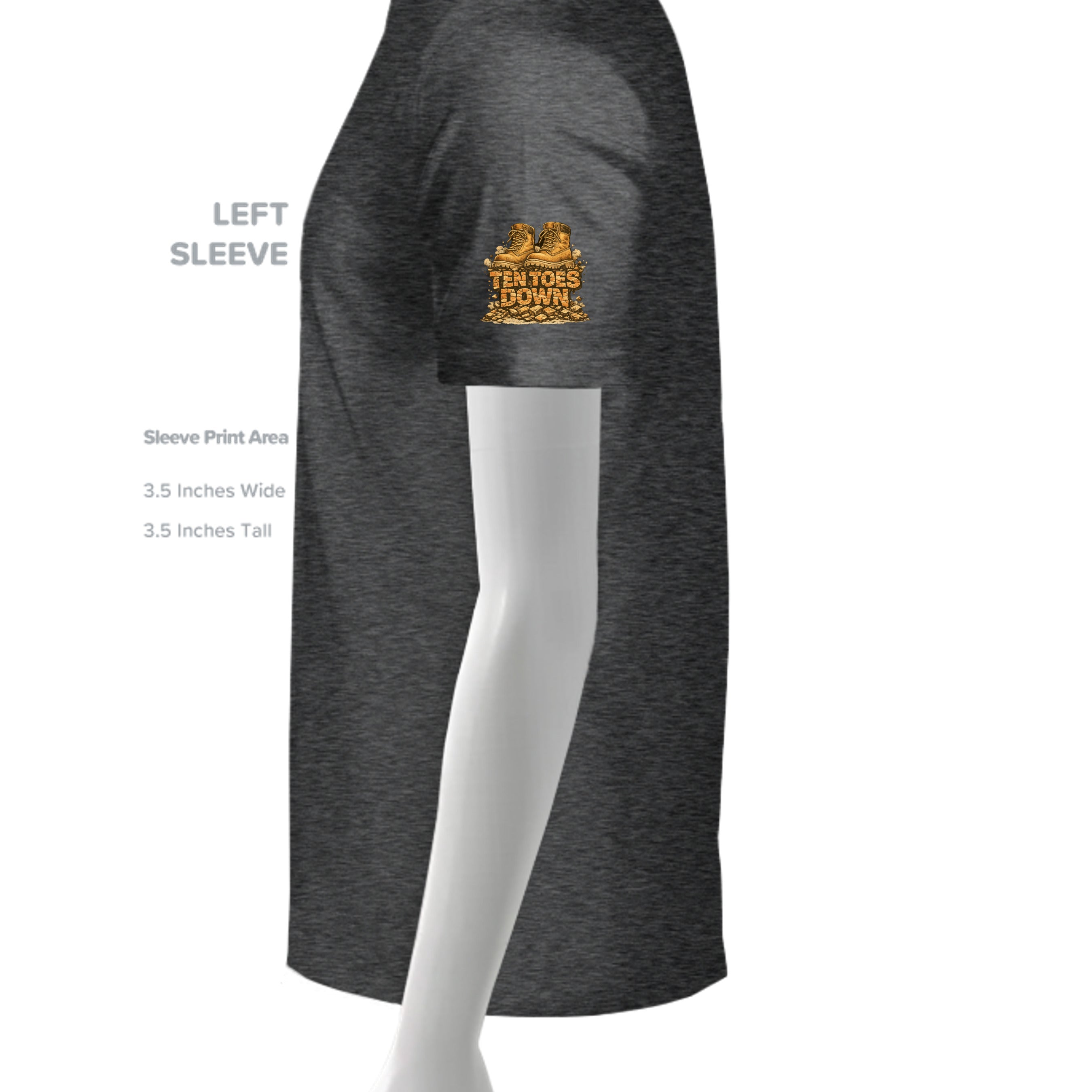 CHARCOAL HEATHER - 5250T - SLEEVE_LEFT