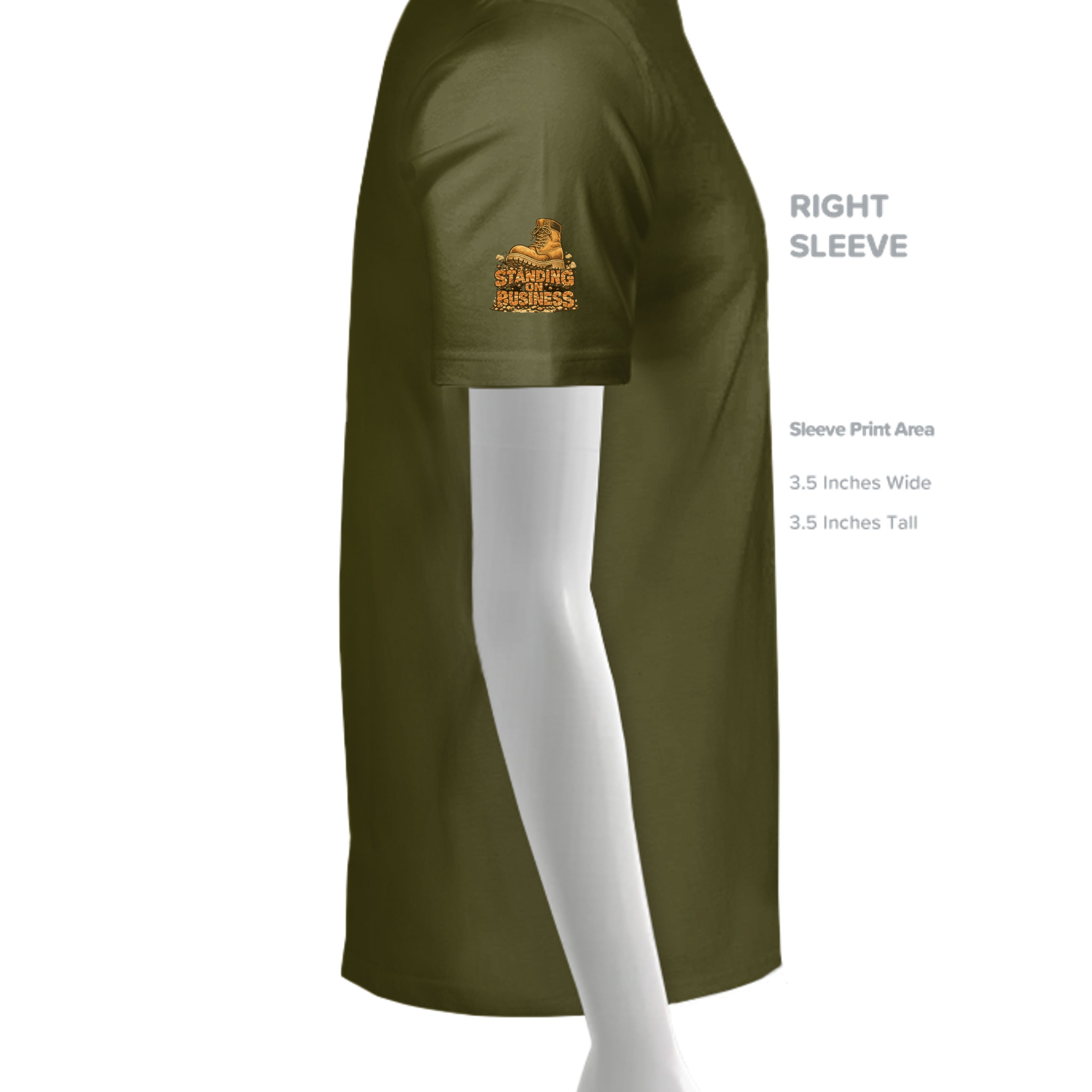 FATIGUE GREEN - 5250T - SLEEVE_RIGHT