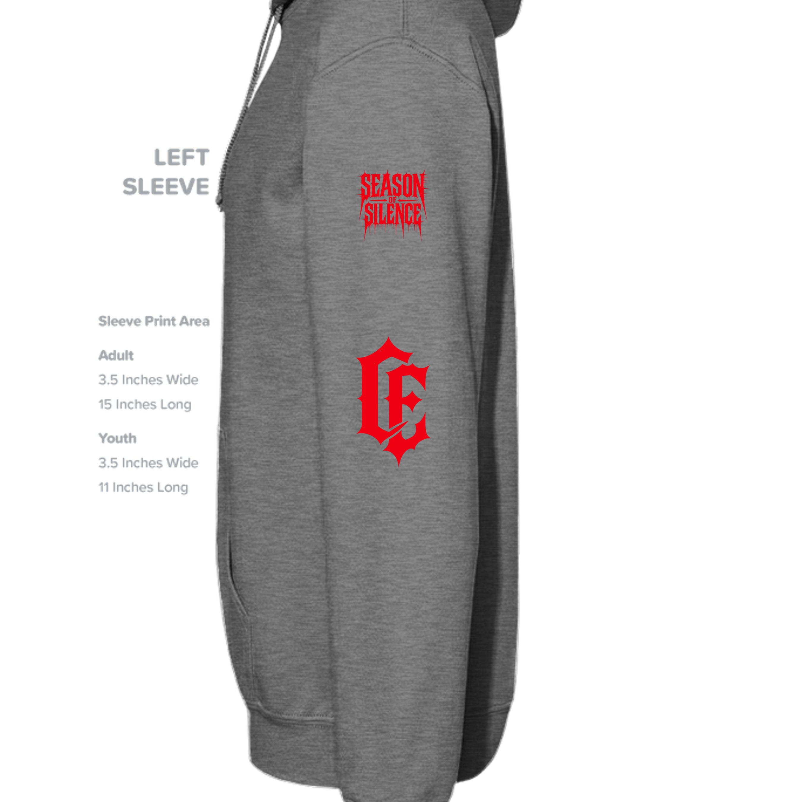 GRAPHITE HEATHER - G185 - SLEEVE_LEFT