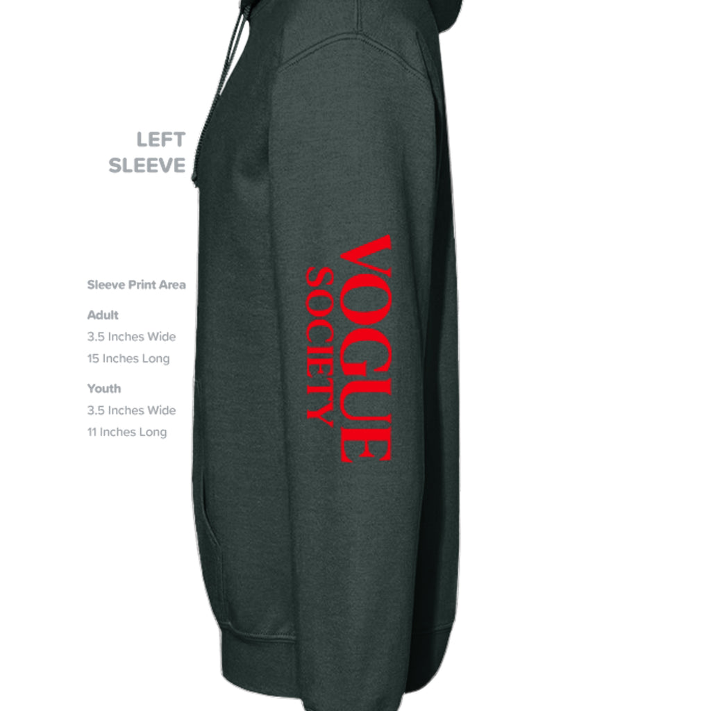 Fan Charcoal Heather - G185 - SLEEVE_LEFT